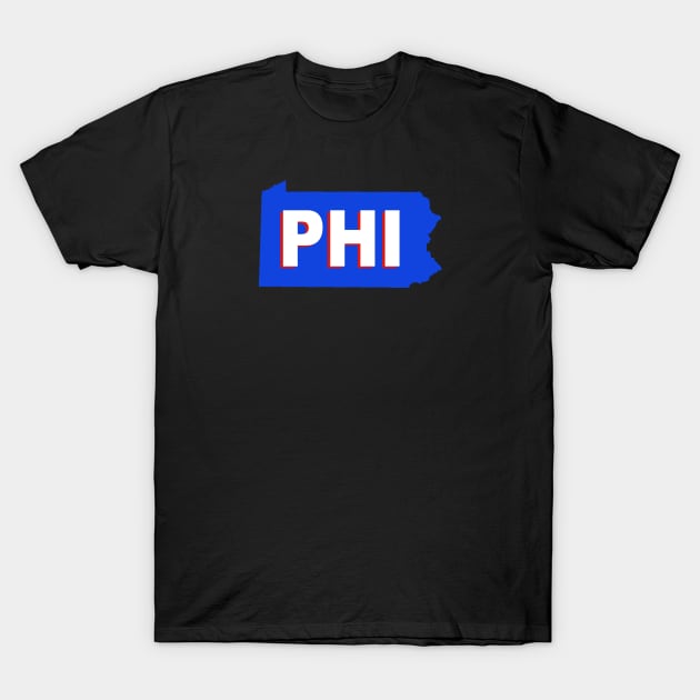 Pa Basketball T-Shirt by Philly Drinkers